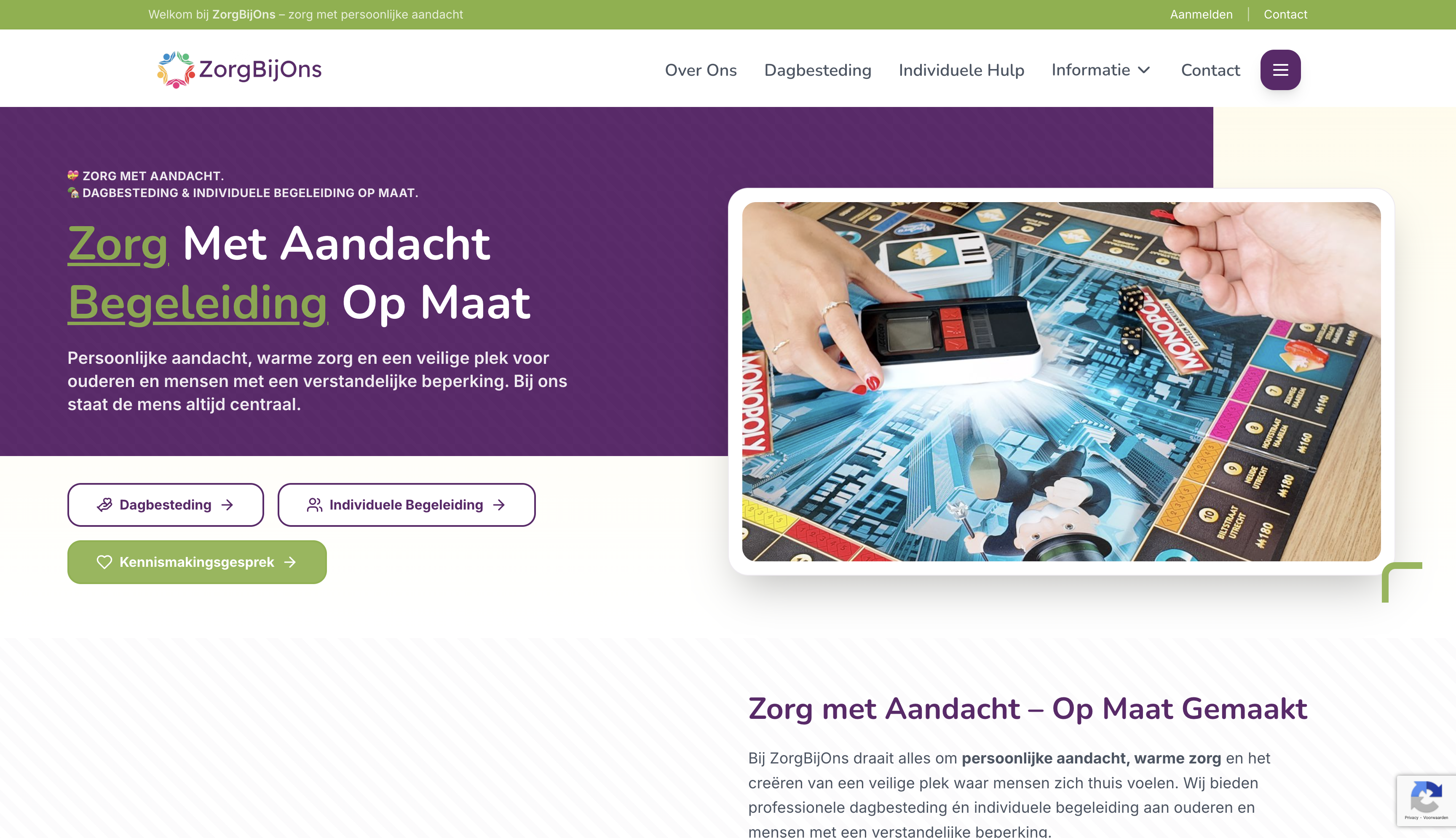 Zorg met aandacht, digitaal op maat